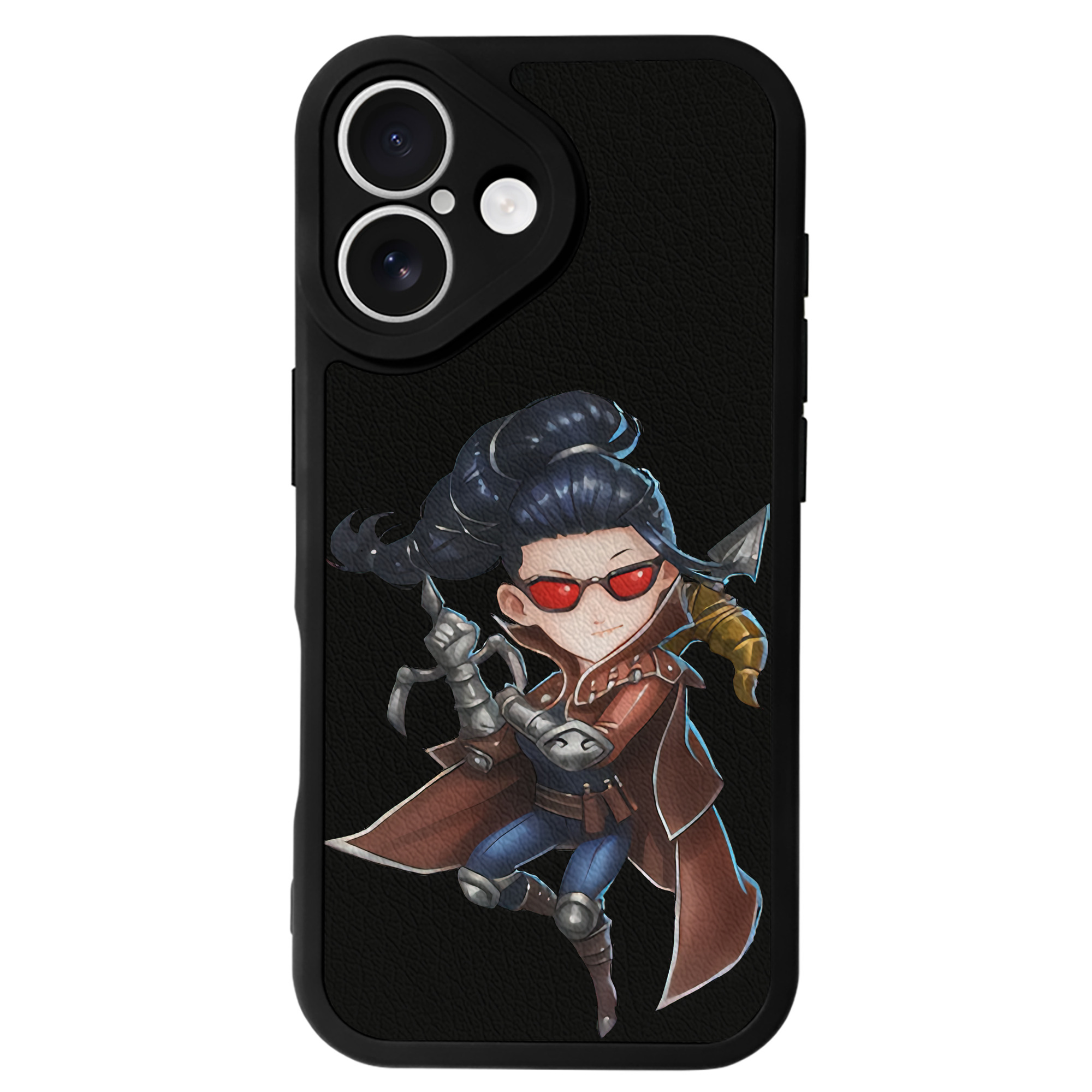 （画像用） リーグ・オブ・レジェンド League of Legends LOL 【iPhone 16シリーズ対応】シリコンスマホケース（レザー調） 材質：シリコン